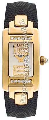 Audemars Piguet Promesse Diamond 18kt Yellow Gold Black Mini Ladies Watch 67461BA.ZZ.A001LZ.02