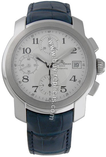 Baume & Mercier Capeland Blue Strap Mens Watch 6860