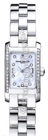 Baume and Mercier Hampton Classic Diamond Mini Ladies Watch 8681