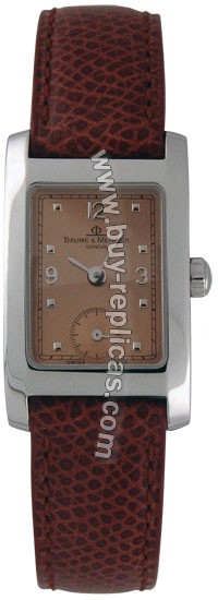 Baume and Mercier Hampton Milleis Steel Brown Ladies Watch 6458