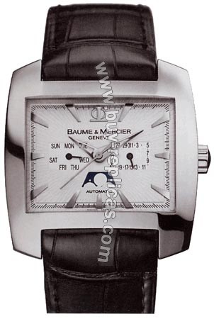 Baume and Mercier Hampton Spirit Moonphase Mens Watch 8487