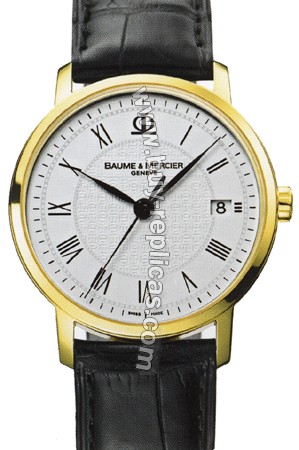 Baume and Mercier Classima 18kt Yellow Gold Mens Watch 8638