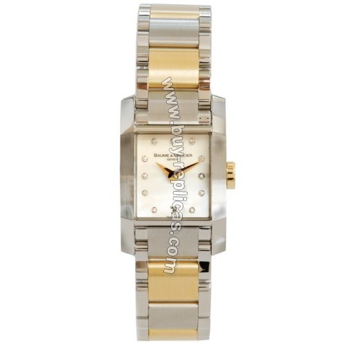 Baume & Mercier Diamant Two-Tone Diamond Ladies Watch 8738