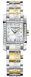 Baume and Mercier Diamond Two-Tone Diamant Ladies Watch 8599