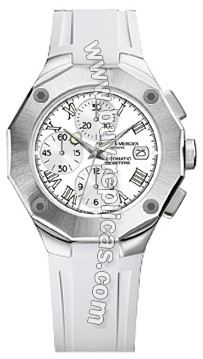 Baume and Mercier Riviera Chronograph White Mens Watch 8708