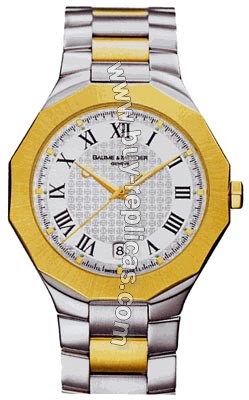 Baume and Mercier Riviera 18kt Gold Two-Tone Mens Watch 8465