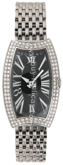 Bedat No. 3 Diamond Steel Black Ladies Watch 384.031.300