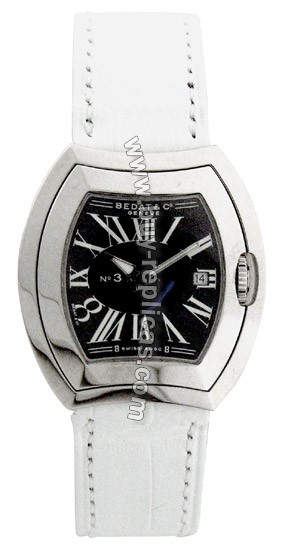 Bedat No. 3 Steel White Ladies Watch 334.010.301