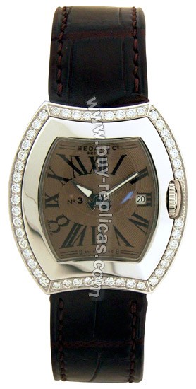 Bedat No. 3 Diamond Steel Ladies Watch 334.040.400