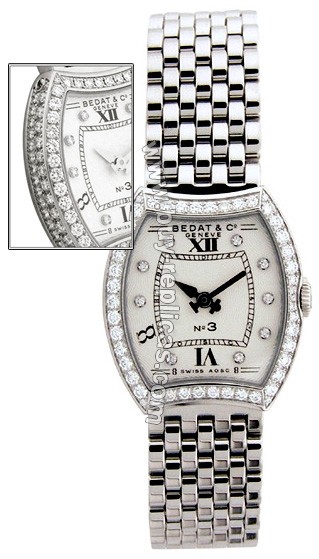 Bedat No. 3 Diamond Steel Ladies Watch 304.051.109