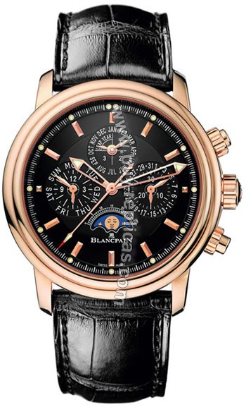 Blancpain Leman Perpetual Calendar Mens Watch 2685F-3630-53B