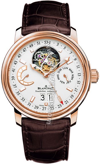 Blancpain Leman Tourbillon Mens Watch 2925-3642-53B