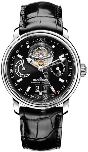 Blancpain Leman Tourbillon Mens Watch 2925-3430-53B