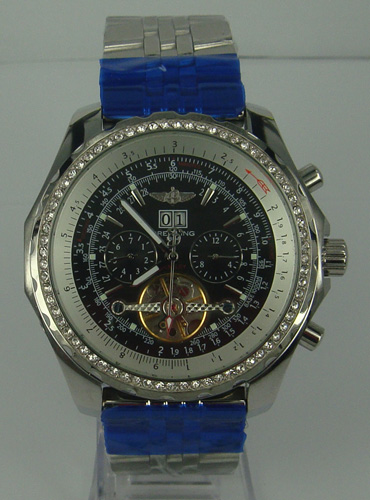 Breitling Bentley Stainless Steel Black watch