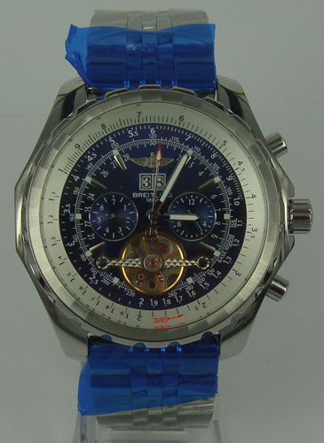 Breitling Bentley Stainless Steel Blue watch