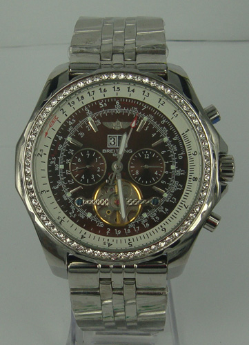 Breitling Bentley Stainless Steel Black watch