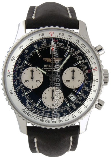 Breitling Navitimer Steel Black Mens Watch A2332212-B6-435X