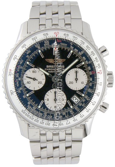 Breitling Navitimer Steel Black Mens Watch A2332212-B6-431A