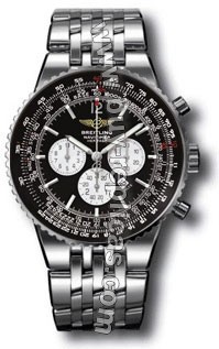 Breitling Navitimer Heritage Steel Black Mens Watch A3534012BLK