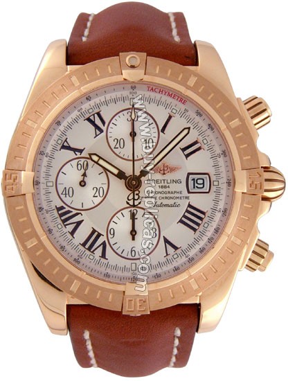 Breitling Windrider Chronomat Evolution 18kt Rose Gold Chronograph Mens Watch H1335611-A6-19