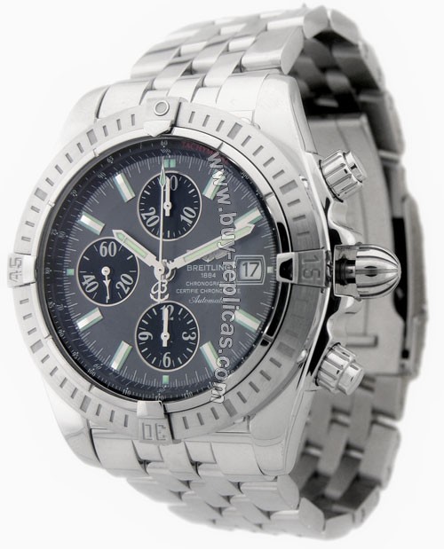 Breitling Windrider Chronomat Evolution Steel Grey Mens Watch A1335611-F5-357A