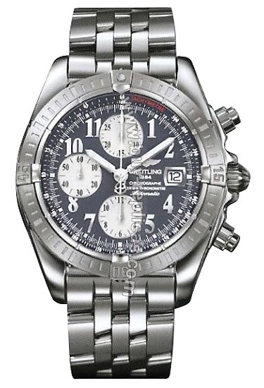 Breitling Windrider Chronomat Evolution Steel Grey Mens Watch A1335611-B7-455