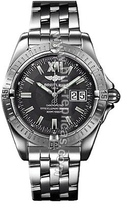 Breitling Windrider Cockpit Steel Grey Mens Watch A4935011-F5-361A