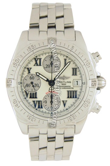 Breitling Windrider Chrono Cockpit Mother-of-pearl Steel Mens Watch A1335812-A5-361