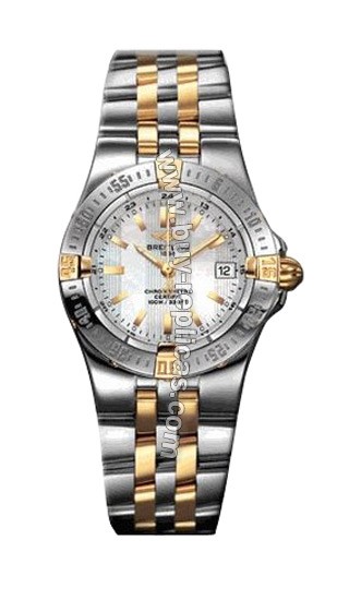 Breitling Windrider Starliner 18kt Yellow Gold And Steel Ladies Watch A7134012-A6-509