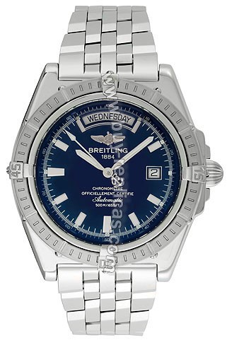 Breitling Windrider Headwind Steel Blue Mens Watch A453551-C5-355A