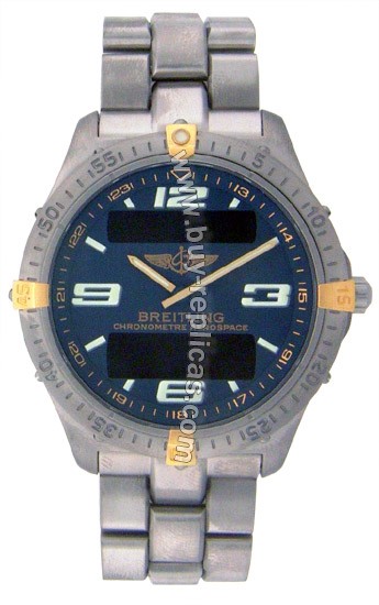 Breitling Professional Aerospace 18kt Yellow Gold Titanium Mens Watch F75362-C5-126E