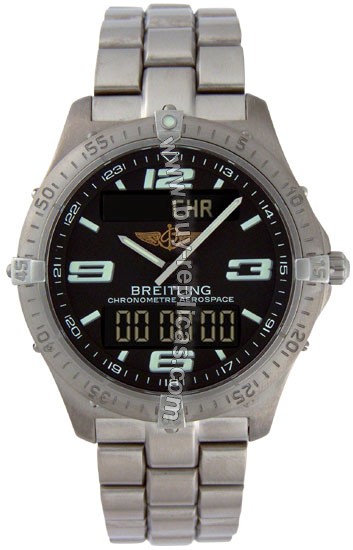 Breitling Professional Aerospace Titanium Mens Watch E7536210-B5-126E