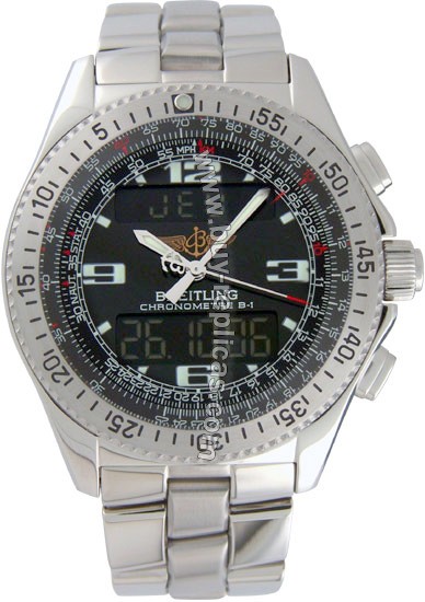 Breitling Professional B-1 Steel Black Mens Watch A7836223-B5-874