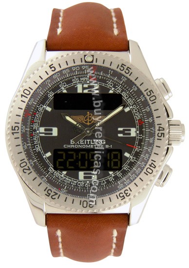 Breitling Professional B-1 Steel Brown Mens Watch 7836238-F5-433X