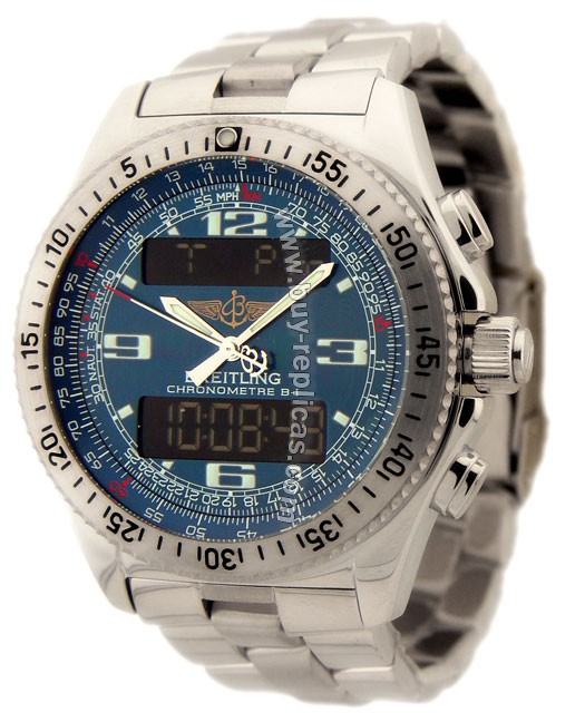 Breitling Professional B-1 Steel Blue Mens Watch A7836215-C5-874