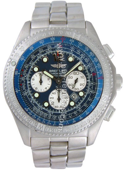 Breitling Professional B-2 Chronograph Steel Blue Mens Watch A4236219-C6