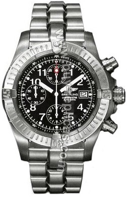 Breitling Aeromarine Chrono Avenger Titanium Black Mens Watch E1336009-B5-254