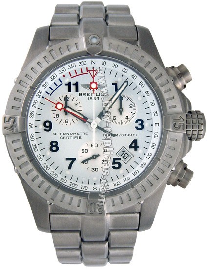 Breitling Aeromarine Chrono Avenger M1 Titanium Mens Watch E7336009-A5-888E