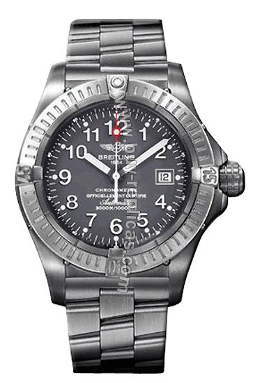 Breitling Aeromarine Avenger Seawolf Titanium Grey Mens Watch E1737018-M5-572