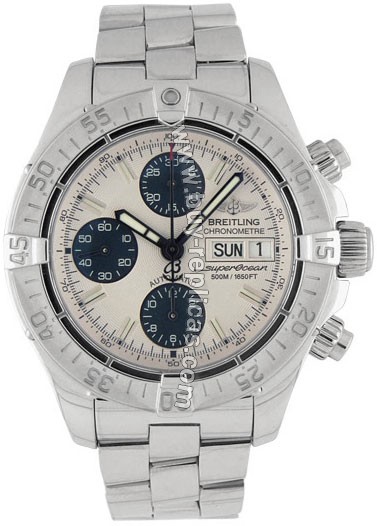 Breitling Aeromarine Chrono Superocean Steel Mens Watch A1334011-G5-131A