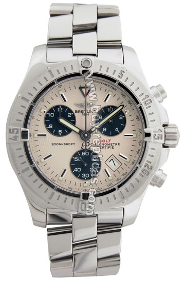 Breitling Aeromarine Chrono Colt Steel Mens Watch A7338011-G5-811A