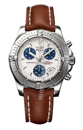 Breitling Aeromarine Chrono Colt Steel Brown Mens Watch A7338011-G5-590