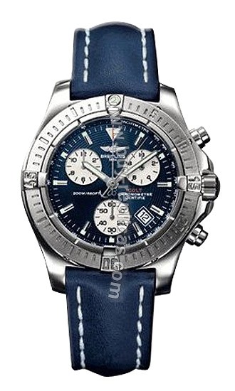 Breitling Aeromarine Chrono Colt Steel Blue Mens Watch A7338011-C6-594