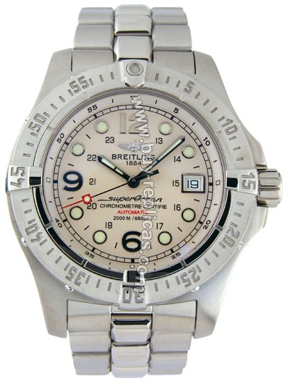 Breitling Aeromarine Superocean Steelfish X-Plus Steel Mens Watch A1739010-G5-894A