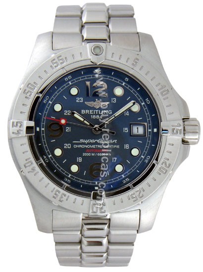 Breitling Superocean Steelfish X-Plus Steel Blue Mens Watch A1739010-C6-894A