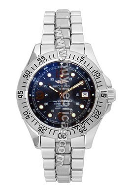 Breitling Aeromarine Superocean Steelfish Steel Blue Mens Watch A1736010-C6-878A