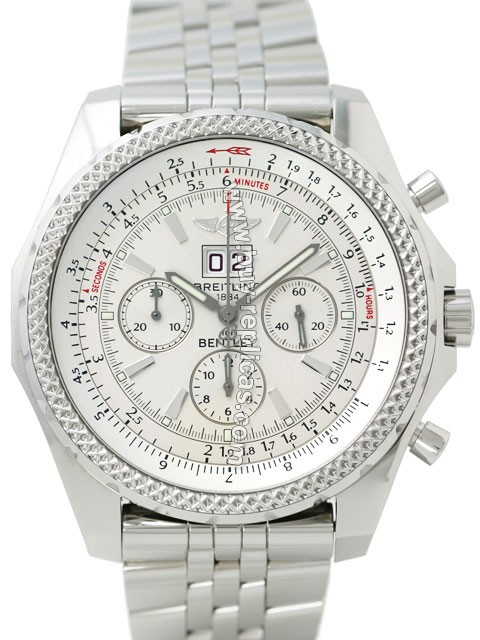 Breitling Bentley 6.75 Chronograph Steel Mens Watch A4436212-G5-676