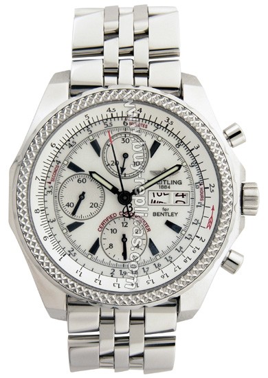 Breitling Bentley GT Chronograph Steel Mens Watch A1336212-A5-972