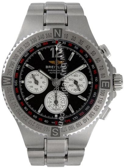 Breitling Professional Hercules Steel Black Mens Watch A3936310-B6-890A