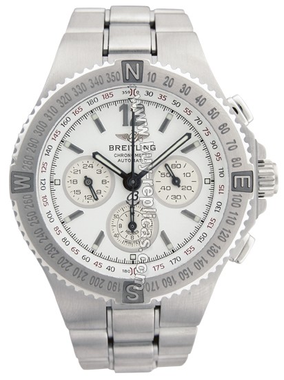 Breitling Professional Hercules Steel White Mens Watch A3936310-A5-890A